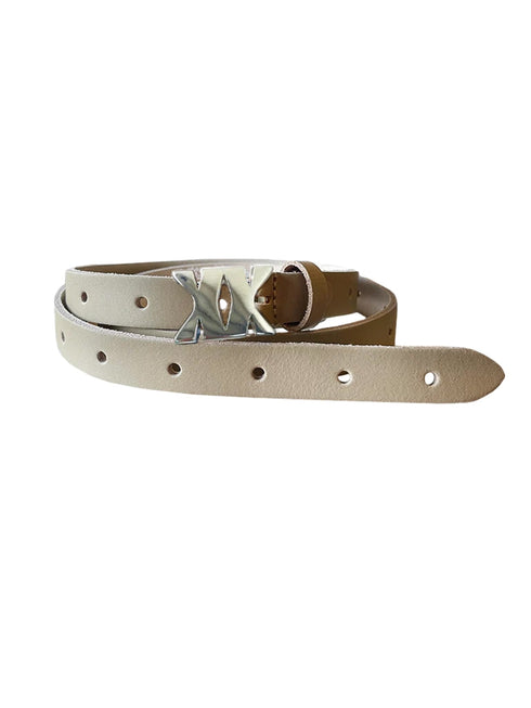 Gürtel Leder PBK Silber